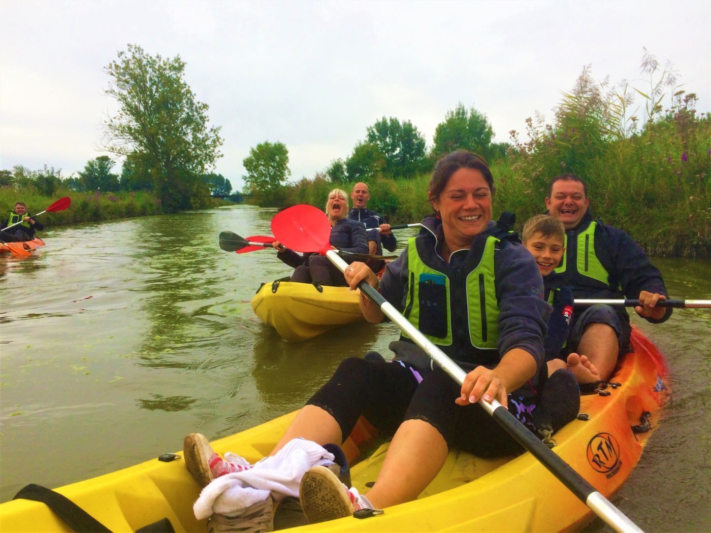 Rallye aventure en famille kayak et abbaye à Trizay 29 juillet 2020