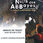 Affiche Les nuits des abbayes A4 Trizay