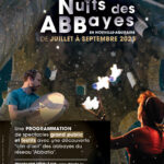 AFFICHE flyers recto nuits des abbayes 2023